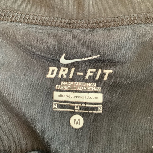 Nike Dri-fit Running Short Black Taupe Print Women’s M preloved - Picture 3 of 6